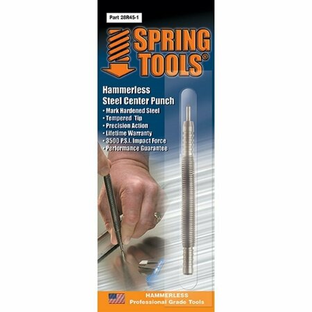 SPRING TOOLS CENTER PUNCH HSS 1PC 28R45-1